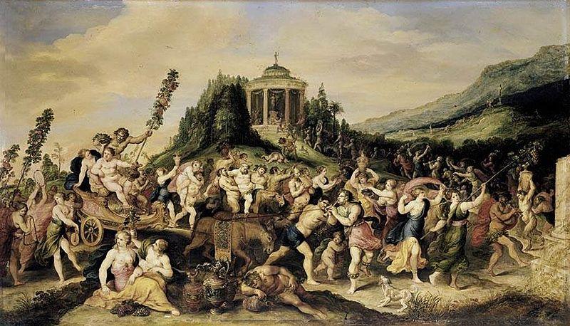 Frans Francken II Triumph of Bacchus oil painting image